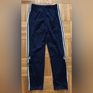 Size XL Men Adidas Originals Adibreak Button Track Jogger Pants Navy Blue IM8220